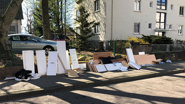 Noch ein negativer Effekt der Corona-Krise – Wilder Müll nimmt zu – „Eine echte Sauerei“