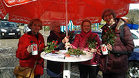 Rote Rosen von roten Frauen – SPD-Spendenaktion der Baden-Badener SPD-Frauen zum Internationalen Frauentag 