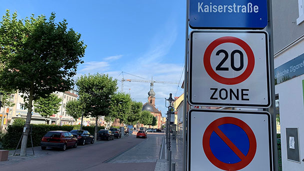 Tempo 20 in Rastatt – Bessere Aufenthaltsqualität in oberer Kaiserstraße