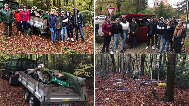 Baden-Badener CDU-Chefin Anemone Bippes beklagt „Mülltourismus“ – Waldputzaktion im Jagdhäuser Wald 