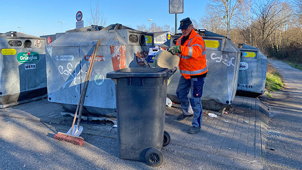 Müll-Chaos an Altglascontainer-Standorten in Baden-Baden – Nun ist die Politik gefordert 