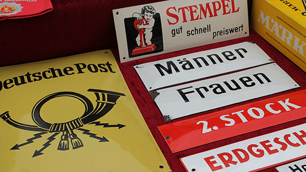 Altstadt-Antikmarkt in Rastatt – Biedermeierzeit, Jugendstil-Epoche, Art-Déco – Nur vor 1975 hergestellte Ware