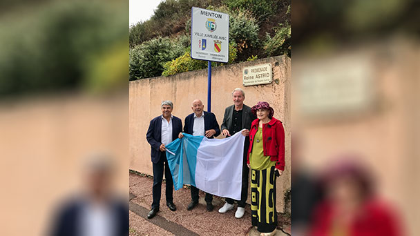 Baden-Badener Oberbürgermeister Späth in Südfrankreich – „Intensive Gespräche mit Mentons Oberbürgermeister Yves Juhel“