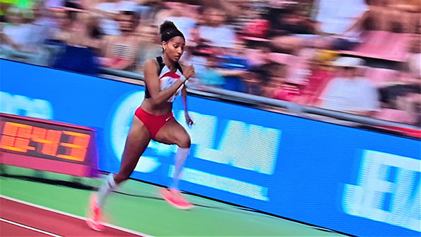 Baden-Badenerin Mikaelle Assani Deutsche Vize-Meisterin im Weitsprung – Heiko Gussmann verpasste Einzug ins 100m-Finale nur knapp