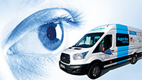 Der „Augen-Bus“ kommt nach Sandweier – „Fahrbare augenärztliche Untersuchungseinrichtung“
