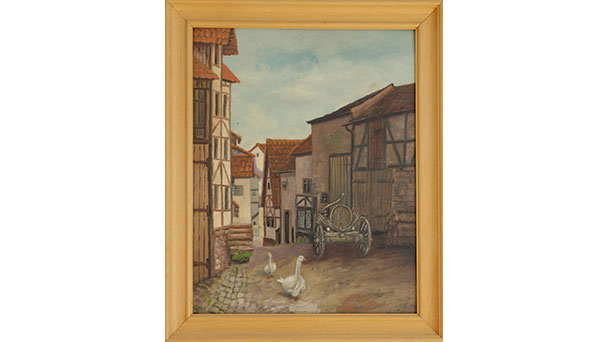 Stadtarchiv stellt in der Sparkassenfiliale aus – Idyllische Gemälde mit Motiven aus Gernsbach Stadtarchiv stellt in der Sparkassenfiliale aus – Idyllische Gemälde mit Motiven aus Gernsbach