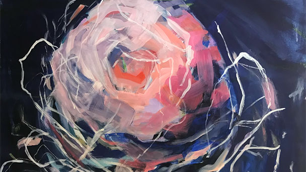 Kunstausstellung in der Alten Fabrik in Baden-Oos – Farbe, Form und Linie