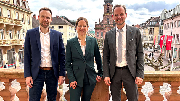 Baden-Baden und Rastatt rücken zusammen in der Not – Erster Bürgermeister Alexander Wieland zum Austausch bei OB Müller