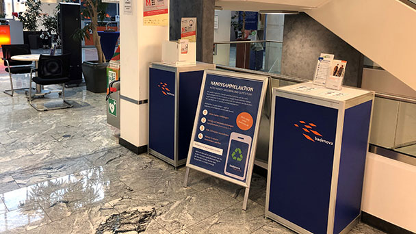 Handysammelaktion von Badenova – Durchschnittlich in jedem Haushalt zwei bis drei mobile Endgeräte