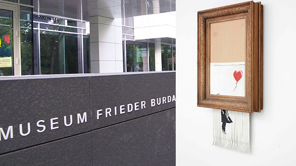 Berühmtes Banksy-Werk zuerst in Baden-Baden – Dann in die Staatsgalerie nach Stuttgart