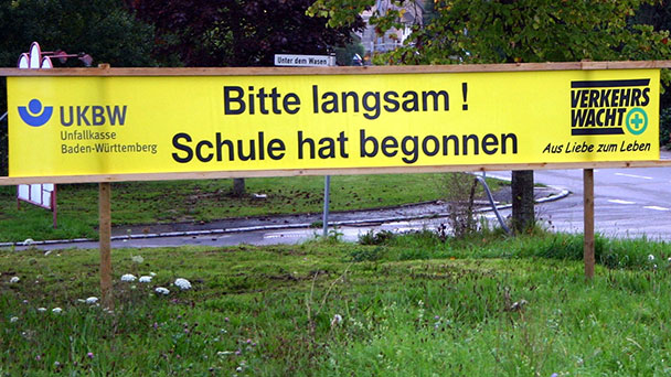 Baden-Badener Bürgermeister bittet die Eltern – „Nehmen Sie Ihr Kind an der Hand“ – Aktion „Sicherer Schulweg“