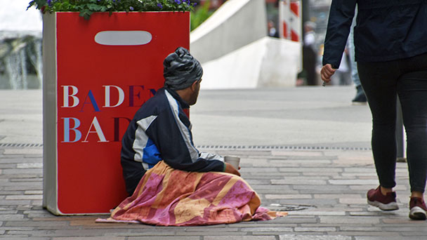 Schwieriges Thema – Organisiertes Betteln in der Innenstadt – Empfehlungen aus dem Rathaus Baden-Baden