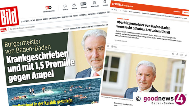 Baden-Baden bundesweit in den Schlagzeilen – dpa-Bericht zur Trunkenheitsfahrt von OB Späth 