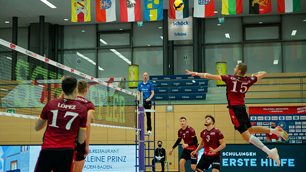 Bundesligisten-Viertelfinale in Bühl – DVV-Pokal gegen United Volleys Frankfurt 