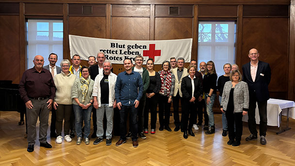 Erster Bürgermeister Alexander Wieland mit repräsentativen Aufgaben – Ehrung von Blutspendern