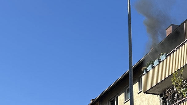 Feuer in der Weststadt – Rauchmelder verhinderte Schlimmeres