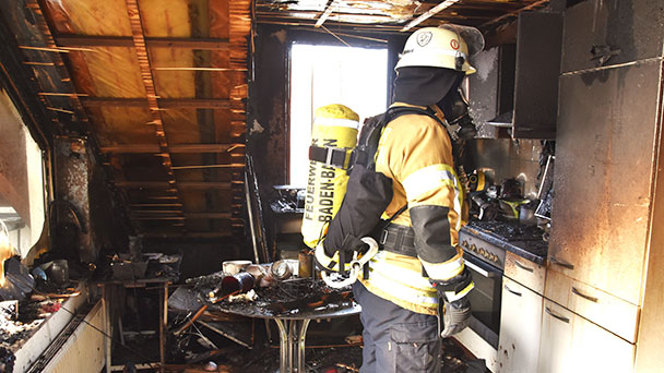 Feuer in Haueneberstein – Küche ziemlich verwüstet