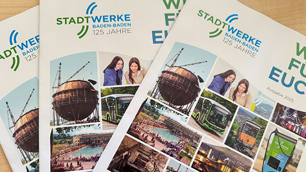 Wie vor 125 Jahren – Jubiläumsbroschüre in allen Baden-Badener Briefkästen