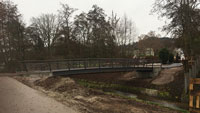 Pünktlich zu Weihnachten: Brücke am Aumattstadion fertig