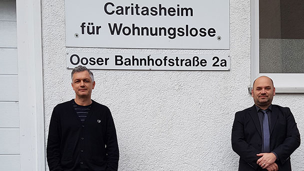 Bevorstehende kalte Tage und Nächte – Caritas und Stadt arbeiten bei Obdachlosenunterbringung Hand in Hand 