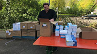 Eine Flut von Corona-Schutzmaterialien in Baden-Baden – Lieferungen durch das Landessozialministerium