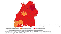 7-Tage-Inzidenz in Baden-Baden steigt leicht auf 166,7 – Landkreis Rastatt 185,4 – Stadt Freiburg bleibt mit 72,7 Primus im Land