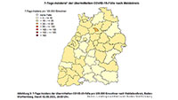 Inzidenz in Baden-Baden bleibt bei 25,4 kleben – Landkreis Rastatt steigt leicht auf 13,8 