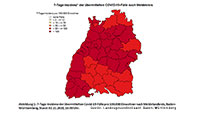 Baden-Baden nun auch tiefrot – Landkreis Rastatt fällt bei 7-Tage-Inzidenz auf 120,7 – Stadt Karlsruhe steigt auf 141,3