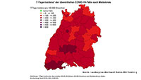 Fast 1.000 neue Omikron-Fälle – Drei Todesfälle im Landkreis Rastatt – 7-Tage-Inzidenz in Baden-Baden und im Landkreis Rastatt auf hohem Niveau
