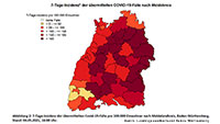 7-Tage-Inzidenz in Baden-Baden steigt wieder leicht auf 123,2 – Landkreis Rastatt 144,3 – Landkreis Breisgau-Hochschwarzwald jetzt bei nur noch 40,2
