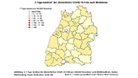 7-Tage-Inzidenz in Baden-Baden wieder gestiegen – Heute 27,2 – Landkreis Rastatt 14,3 – Stadt Karlsruhe 19,5
