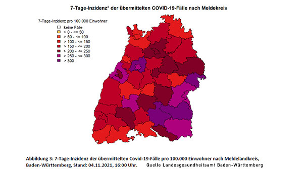 Zwei neue Corona-Todesfälle in Baden-Baden – 7-Tage-Inzidenz 218,2 – Landkreis Rastatt 252,5 Zwei neue Corona-Todesfälle in Baden-Baden – 7-Tage-Inzidenz 218,2 – Landkreis Rastatt 252,5