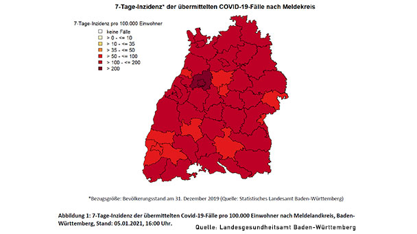 Stadtkreis Karlsruhe jetzt mit landesweit niedrigster 7-Tage-Inzidenz – Baden-Baden sinkt auf 117,8 – Landkreis Rastatt 129,2 Stadtkreis Karlsruhe jetzt mit landesweit niedrigster 7-Tage-Inzidenz – Baden-Baden sinkt auf 117,8 – Landkreis Rastatt 129,2