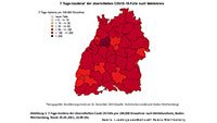 Stadtkreis Karlsruhe jetzt mit landesweit niedrigster 7-Tage-Inzidenz – Baden-Baden sinkt auf 117,8 – Landkreis Rastatt 129,2