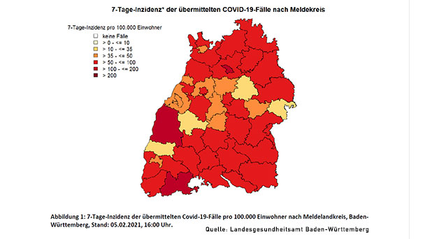Landkreis Rastatt jetzt besser als Baden-Baden – 7-Tage-Inzidenzen 38,0 und 38,1 – Stadt Karlsruhe sinkt auf 44,5 Landkreis Rastatt jetzt besser als Baden-Baden – 7-Tage-Inzidenzen 38,0 und 38,1 – Stadt Karlsruhe sinkt auf 44,5
