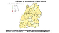 Inzidenz in Baden-Baden wieder hoch auf 21,7 – Landkreis Rastatt verbessert auf 10,8
