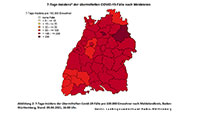 7-Tage-Inzidenz in Baden-Baden sinkt deutlich auf 105,1 – Landkreis Rastatt leicht verbessert mit 131,4 