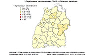 Werte in Baden-Baden und Karlsruhe steigen weiter leicht – LGA meldet ersten Landkreis mit 0,0 bei 7-Tage-Inzidenz