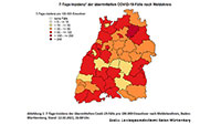 Anstieg auf 50,1 im Landkreis Rastatt – Baden-Baden stabil bei 7-Tage-Inzidenz 32,6 – Landkreis Karlsruhe steigt auf 71,9 