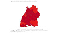 Baden-Baden fällt wieder deutlich auf 68,9 – Auch Landkreis Rastatt verbessert sich bei 7-Tage-Inzidenz – Werte in Stadt- und Landkreis Karlsruhe steigen weiter