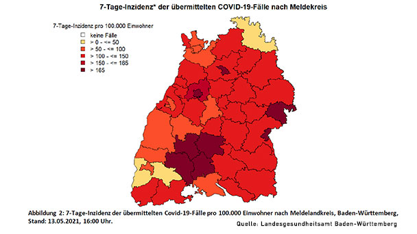 Dritter Tag in Folge unter 100 – Baden-Baden hofft auf Öffnung von Hotels und Außengastronomie – Landkreis Rastatt 106,3 – Neue Corona-Verordnung für Baden-Württemberg