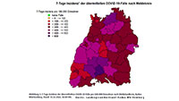 7-Tage-Inzidenzen sinken weiter – Baden-Baden 315,6 – Landkreis Rastatt zum fünften Mal unter 500