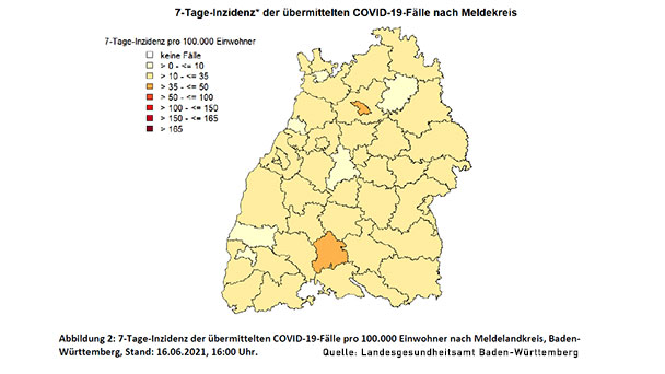 Baden-Baden steigt auf 18,1 – Landkreis Rastatt sinkt leicht auf 26,4 – Stadt Karlsruhe weiter mit niedrigstem Wert in Baden-Württemberg