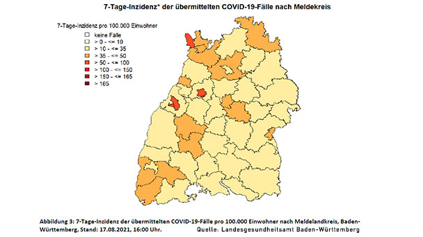 Vor einigen Tagen wäre die Aufregung groß gewesen – 7-Tage-Inzidenz in Baden-Baden springt auf 58,0 Vor einigen Tagen wäre die Aufregung groß gewesen – 7-Tage-Inzidenz in Baden-Baden springt auf 58,0