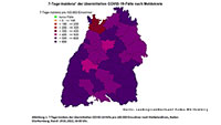 7-Tage-Inzidenz in Baden-Baden über 900 – Ein neuer Todesfall im Landkreis Rastatt – Zahl der Intensivpatienten sinkt weiter