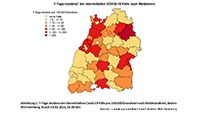 Baden-Baden sinkt auf 7-Tage-Inzidenz 29,0 – Landkreis Rastatt steigt auf 52,4 – Baden-Württemberg verbessert sich nur gering