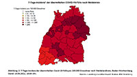 7-Tage-Inzidenz in Baden-Baden steigt auf 132,3 – Landkreis Rastatt 203,1 – Baden-Württemberg 170,5
