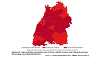 Baden-Baden wieder Hochrisikogebiet mit 7-Tage-Inzidenz 106,9 – Landkreis Rastatt steigt auf 99,0