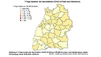 Baden-Baden bleibt bei 23,6 – Auch Landkreis Rastatt mit 21,6 unverändert – Keine Zunahme bei Delta-Variante