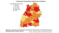 Baden-Baden sinkt wieder leicht auf 7-Tage-Inzidenz 27,2 – Landkreis Rastatt steigt auf 53,2 – Baden-Württemberg kommt mit 44,0 kaum voran